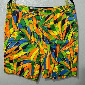 Loudmouth Golf Shorts Men’s 36 Multi-Colored ‘Peacock’